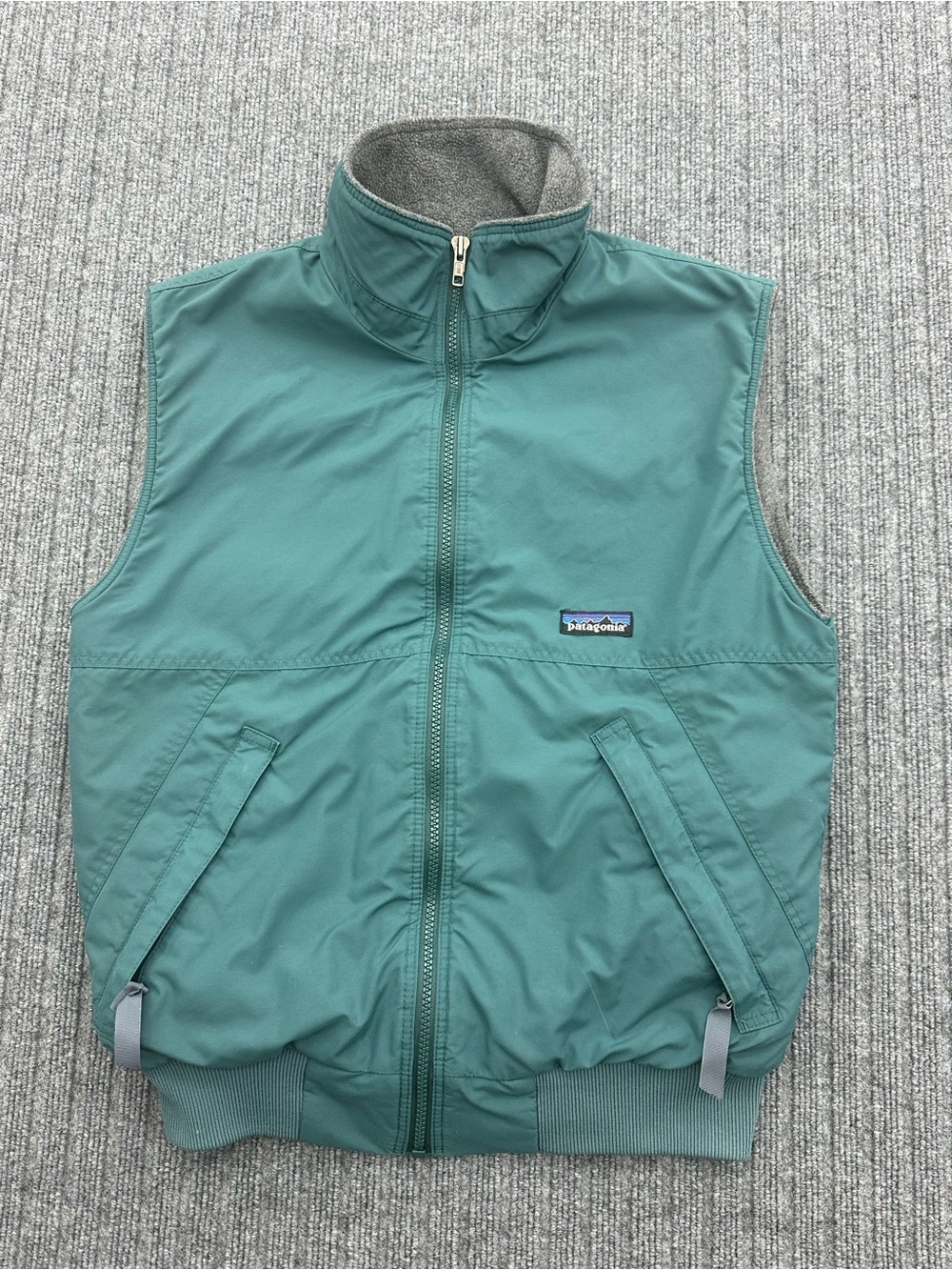 Vintage Patagonia Vest Adult XS Hunter Green 90s Shelled Synchilla Full Zip